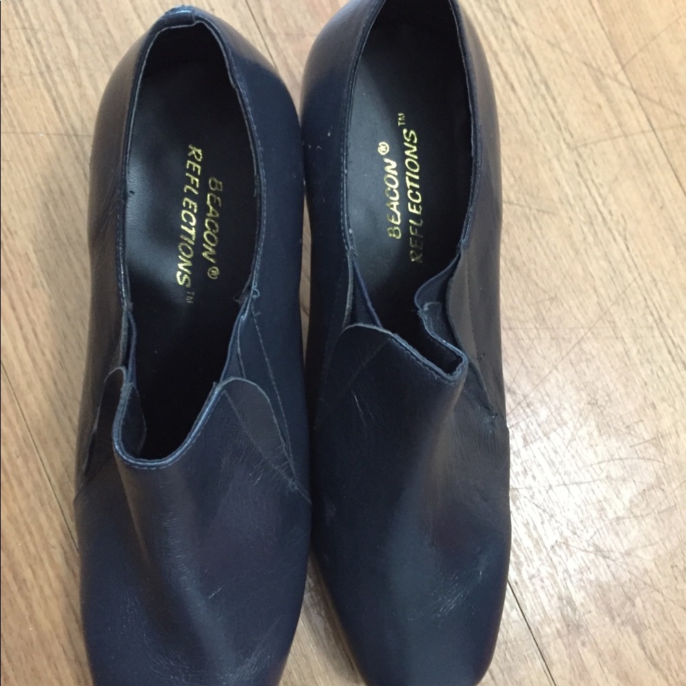 Blue shoes
